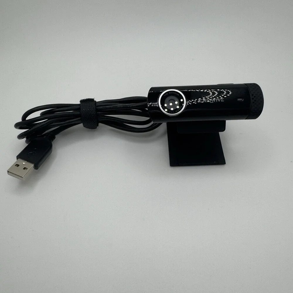 Creative Live! 5.7MP Cam VF0790 Sync 720P HD Chat Webcam PC Tested
